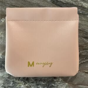 NWT-Leather Blush Pink coin purse- NWT